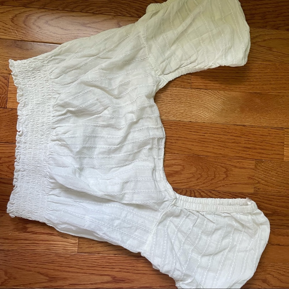 Off the Shoulder White top